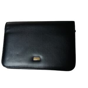 Buxton Wallet Multiple Card Slots Snap Button Closure Black Zipper Coin Pocket